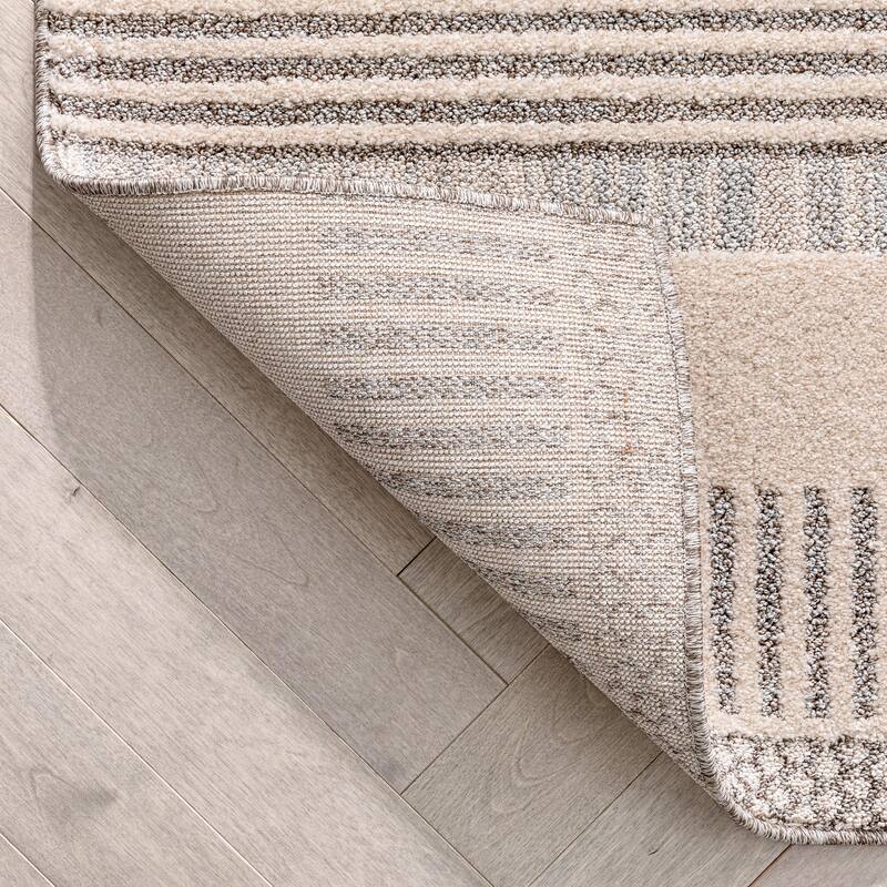 Well Woven Harlow Briar Contemporary Geometric Abstract Area Rug