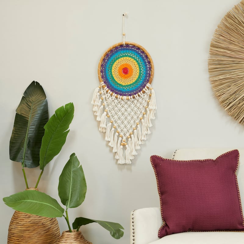 Cotton Bohemian Dreamcatcher Wall Decor