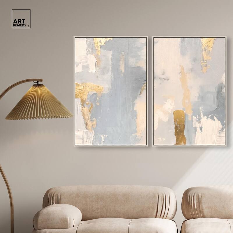 Gilded Driftwood II Canvas Set of 2 by Art Remedy