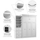 preview thumbnail 37 of 40, Versatile Queen Murphy Bed and Closet Organizer (92W) by Bestar