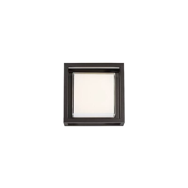 Framed 8in LED Indoor or Outdoor Wall Light 3000K