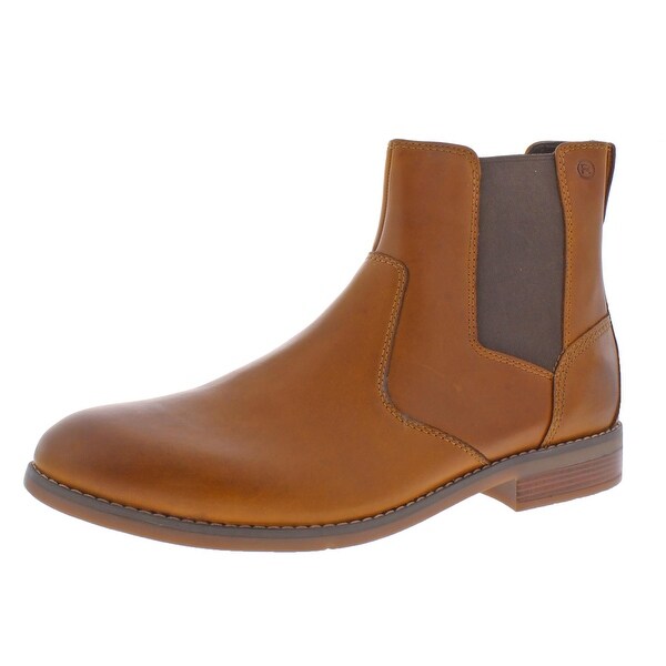stacked heel chelsea boot mens
