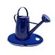 preview thumbnail 10 of 27, 2.1 Gallon Traditional Metal Watering Can with 20"L x 12.25"W Memory Foam Kneeling Cushion Blue