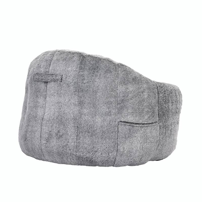 Bean Bag Chair, Bean Bag Sofa Chair with Armrests, Stuffed High-Density Foam