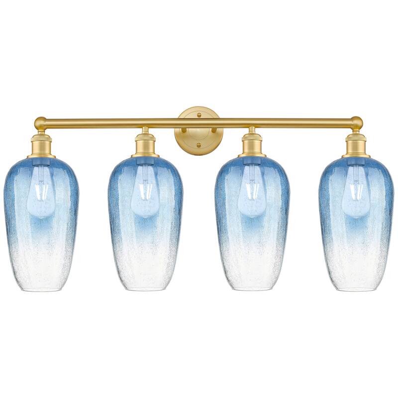 Innovations Lighting Endless Possibilities Edison - Brookhaven Flute - 4 Light 34" Bath Vanity Light