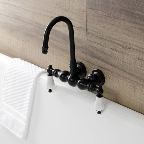 Vintage 3-3/8 Inch Wall Mount Tub Faucet