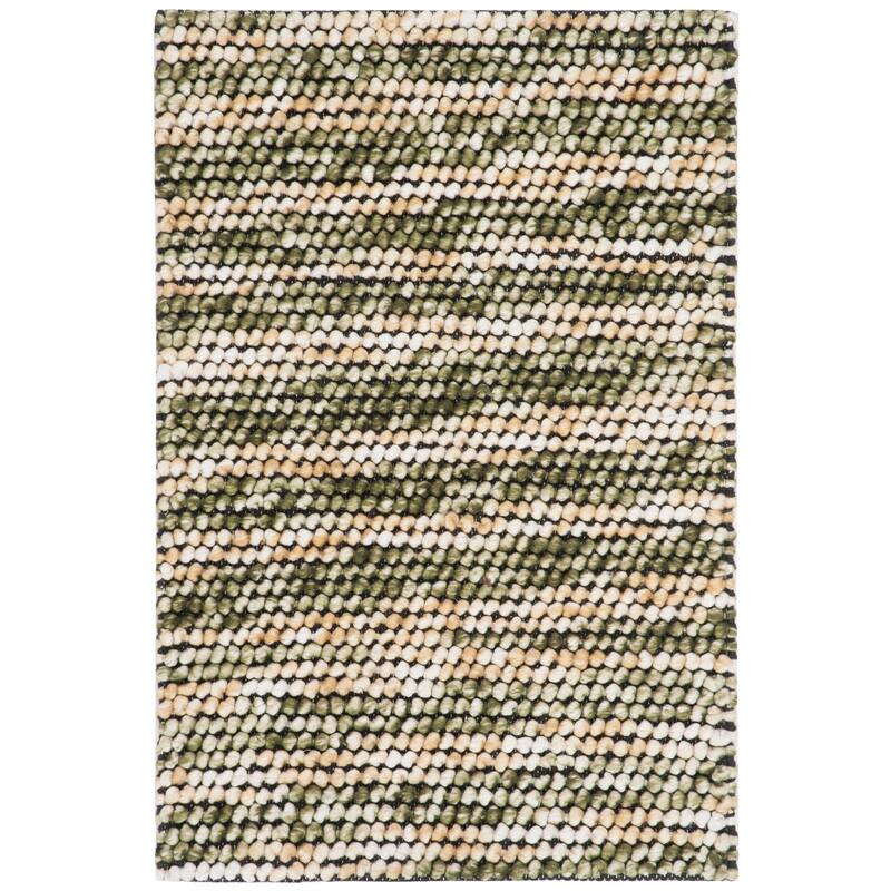 SAFAVIEH Handmade Natura Adriena Wool Rug - 2' x 3' - Yellow/Green