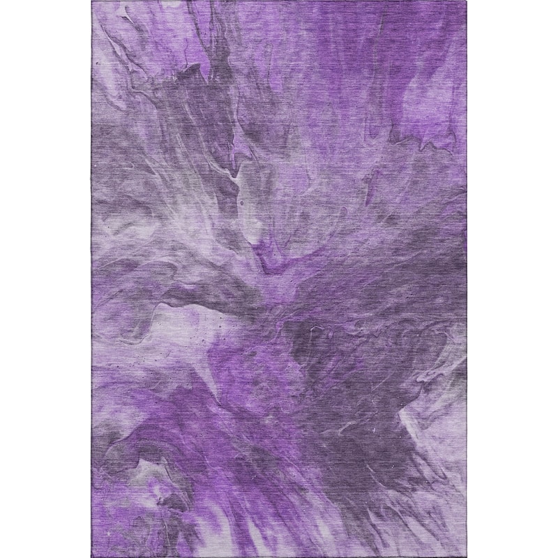 Premium Washable Super Soft Contemporary Splash Mayfield Rug