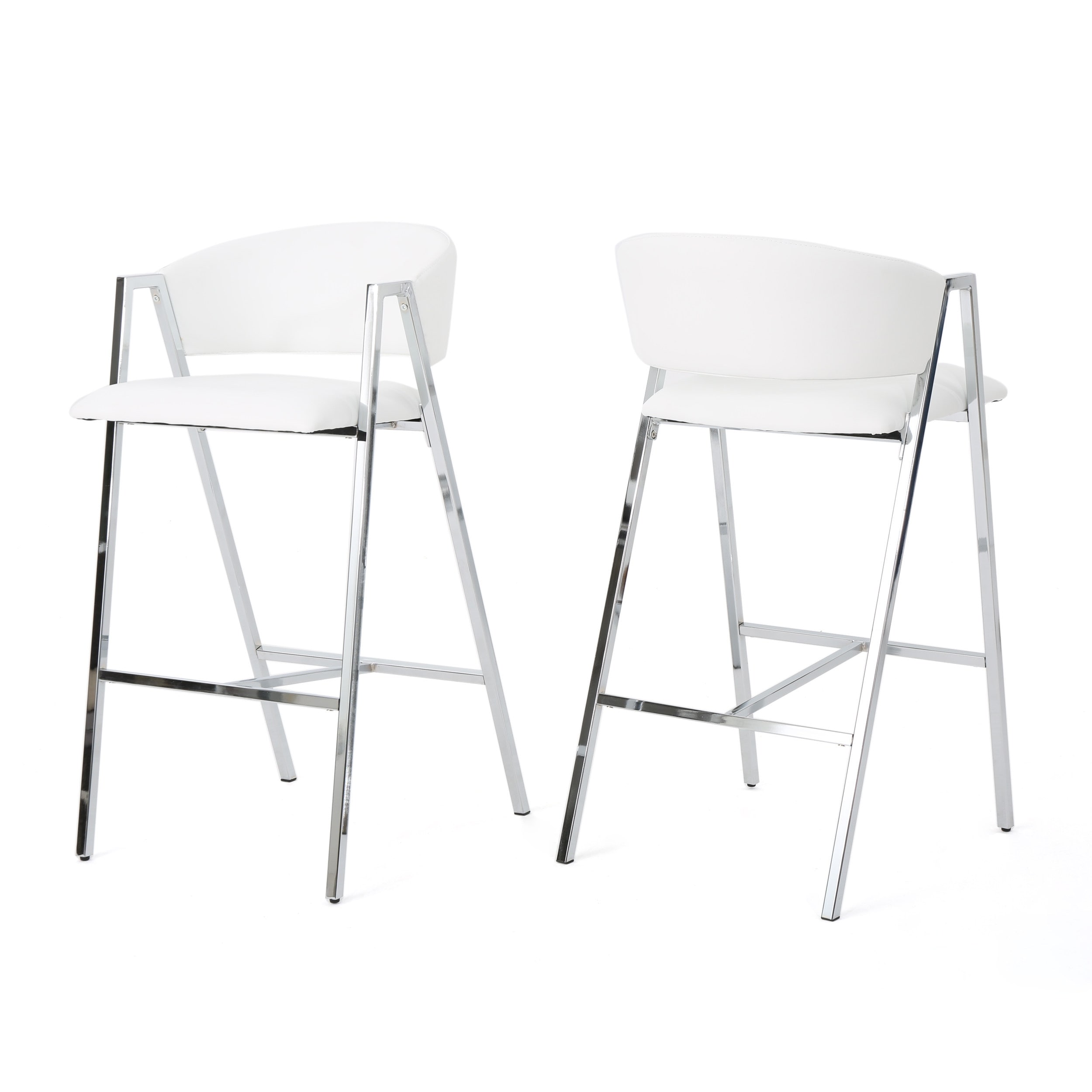 Ivory Kitchen Breakfast Bar Chairs Ergonomic Bar Chairs Casual Bar Chairs Multi-Functional Bar Chairs for Kitchen