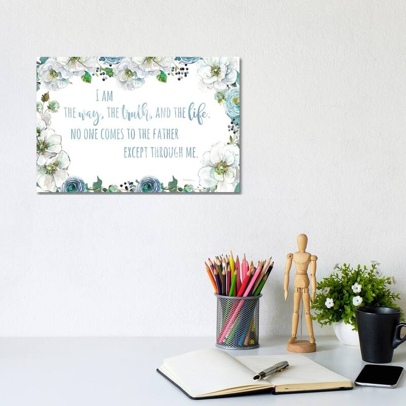 iCanvas "I Am The Way" by Carol Robinson Canvas Print - 8x12x0.75