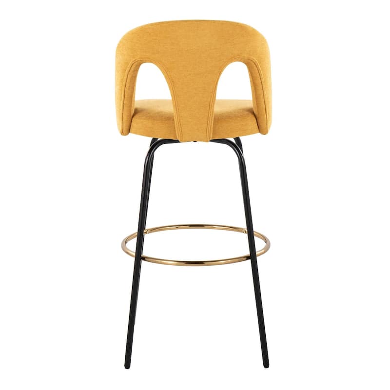 Ava Upholstered 30" Fixed-Height Barstool - Set of 2