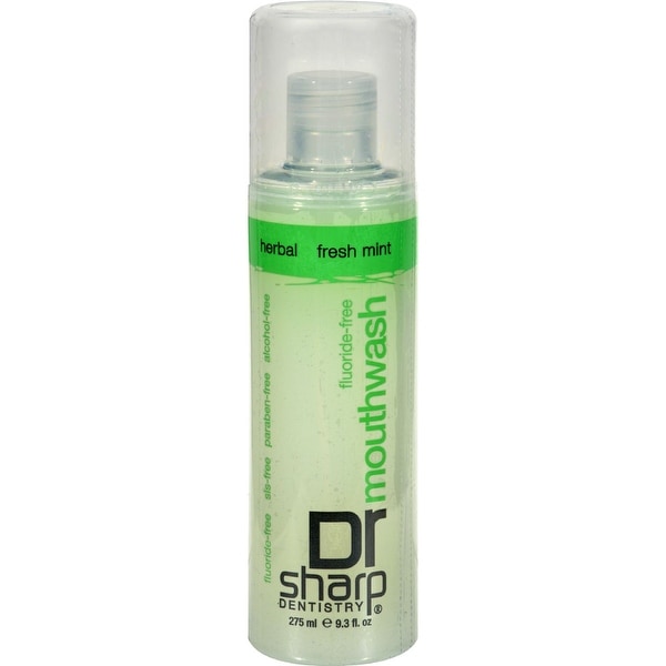 Dr. Sharp Natural Oral Care Mouthwash - Fresh Mint - 9.3 oz (2 pack)