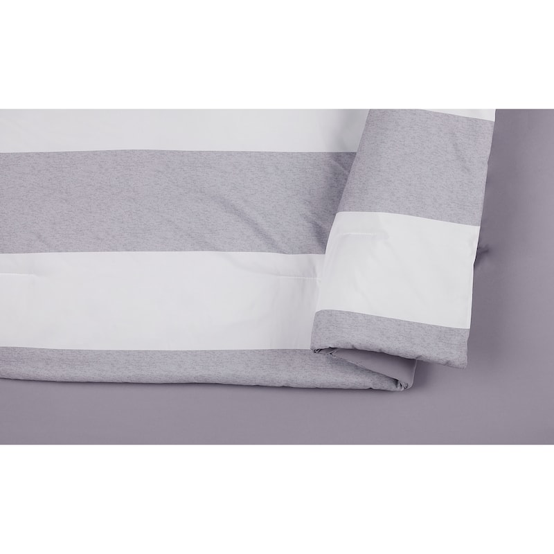 Urban Playground Lavelle Gray/White Comforter Set