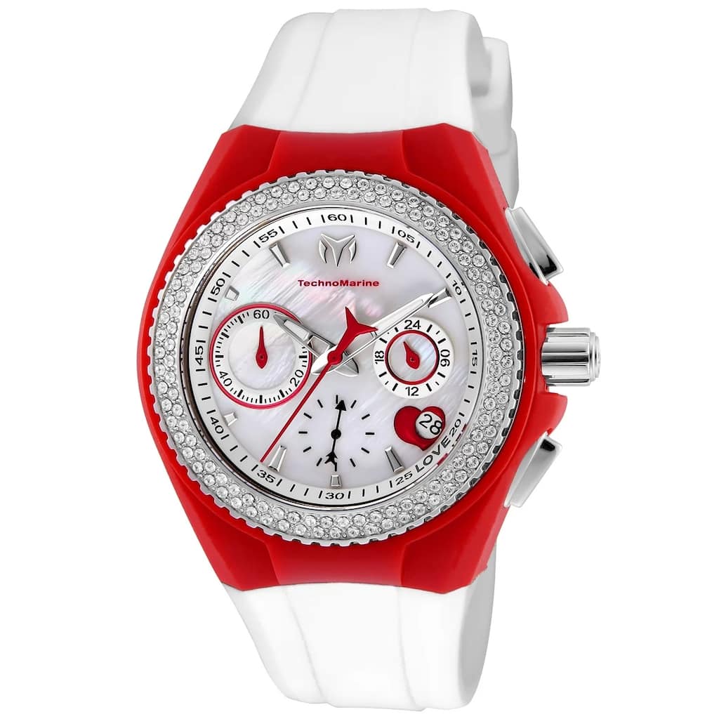 Technomarine Women's TM-117001 Cruise Quartz Multifunction White Dial Watch