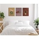 preview thumbnail 7 of 7, Kate and Laurel Cyclamen, Still Life Fruit, & Bouquet 3 Piece Framed Canvas Wall Art by Nostalgia Prints