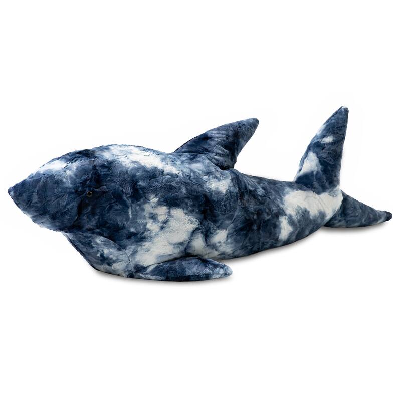 Raven-Symoné Finn the Shark Sea Buddy Large Kids Stuffed Animal Bean Bag and Pouf