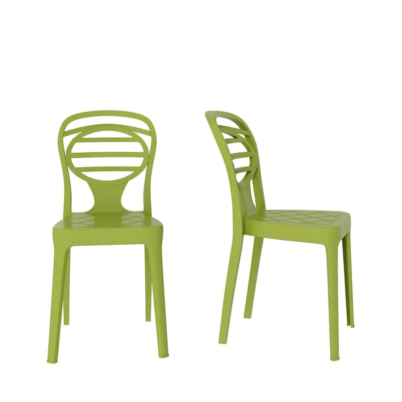 Kova Resin Outdoor Patio Chair - Green