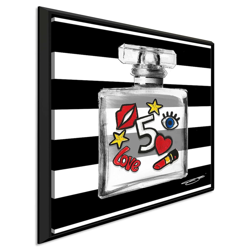 "Love And Perfume" by Jodi Print on Floating Canvas