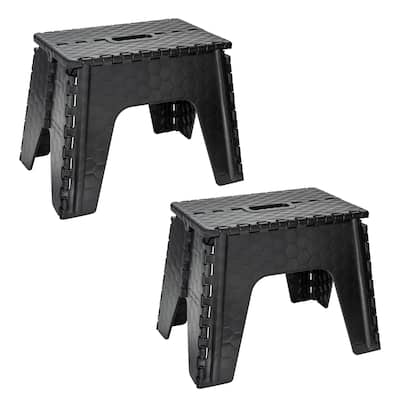 Simplify 2 Pack 12" Folding Step Stool - 13.75"x 9"x 12"