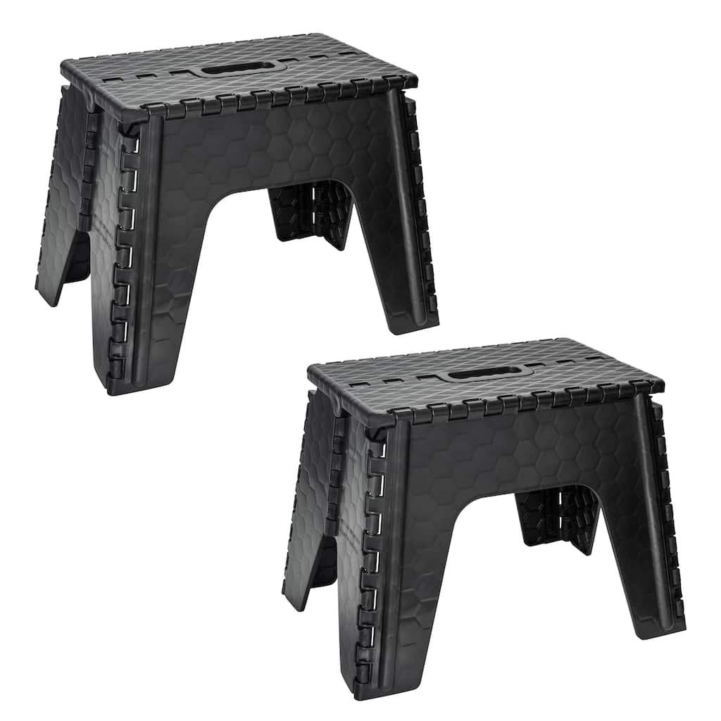 Simplify 2 Pack 12" Folding Step Stool - 13.75"x 9"x 12"