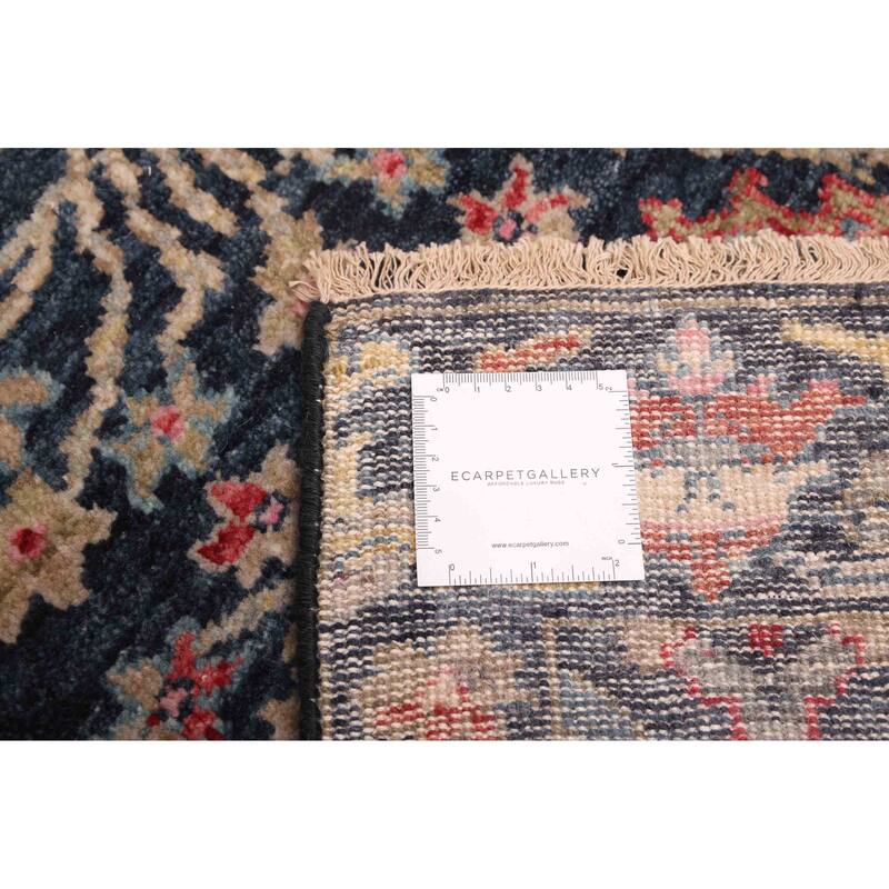 ECARPETGALLERY Hand-knotted Heritage Navy Wool Rug - 3'1 x 4'11