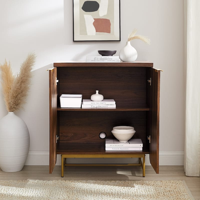 Middlebrook Modern Fluted-Door Storage Console