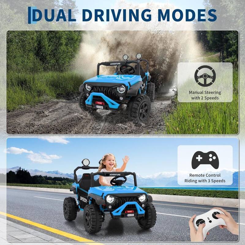 2 Seater Ride on Car for Kids Best Gifts, 24V Ride on Toy