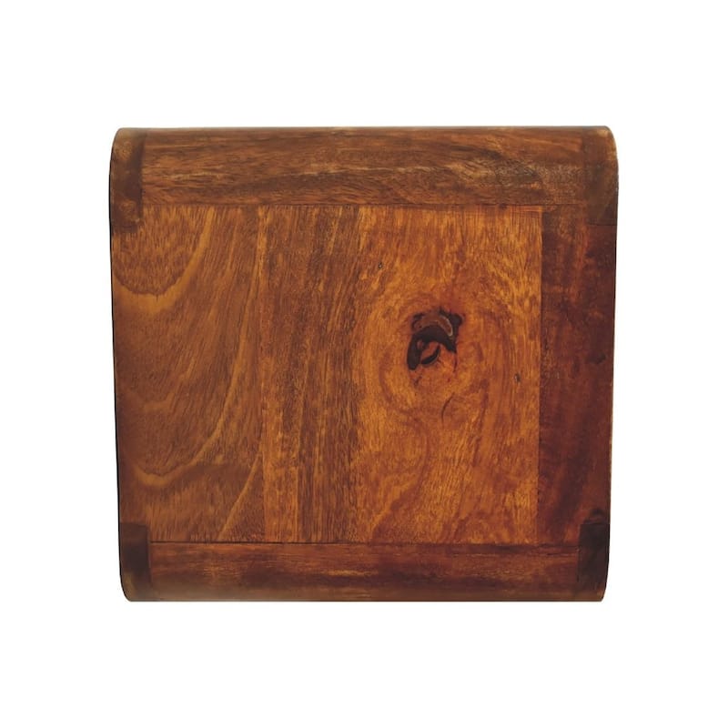 Artisan Furniture Solid Wood Floating Mini Chestnut Nightstand