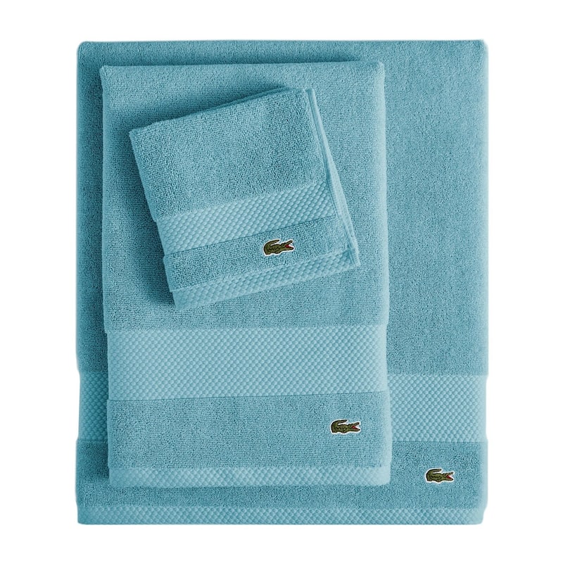 Lacoste Heritage Supima 100% Cotton Bath Towel