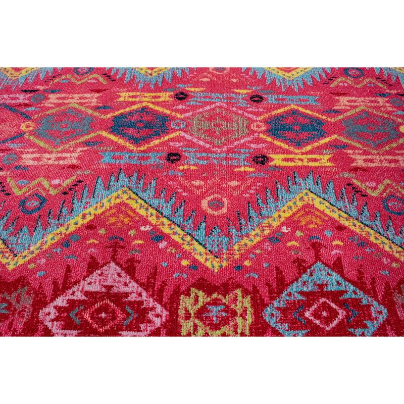 Noori Rug Sapphire Gearldine Distressed Boho Pattern Area Rug
