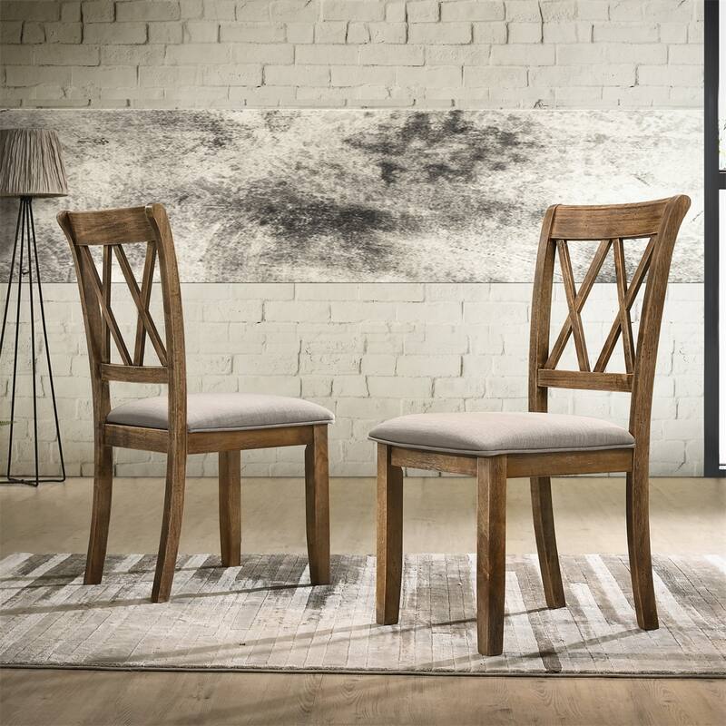 Fabric Upholstered Dining Chair, Set of 2