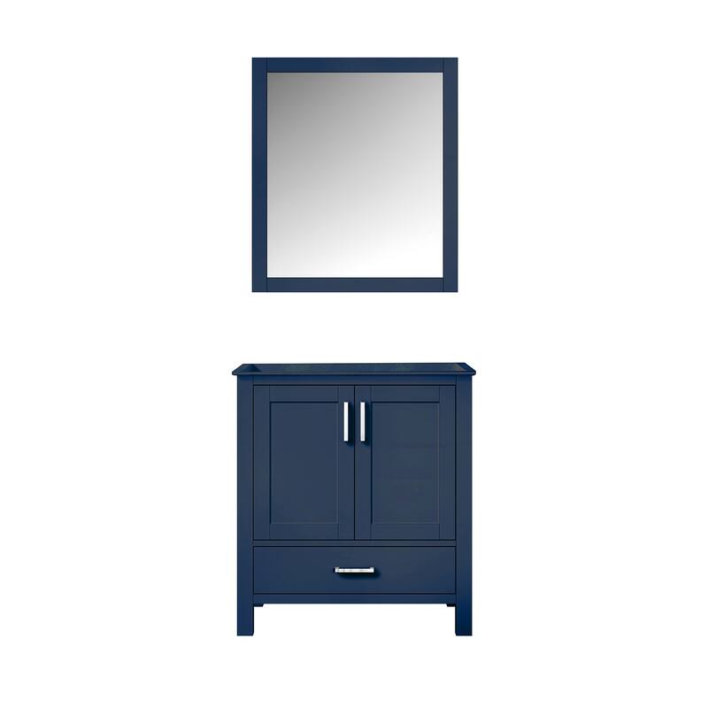 30-inch Bathroom Vanity with Mirror, Spacious Storage Cabinet, and Open Shelf - Fully Assembled for Easy Installation