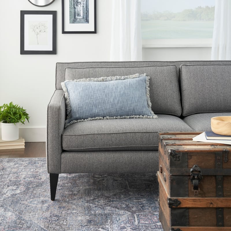 57 Grand by New Concept Washables Rustic Farmhouse Geometric Stonewash Throw Pillow , ( 22" x 22" )