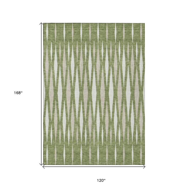 HomeRoots Geometric Transitional Rectangle Outdoor Rug