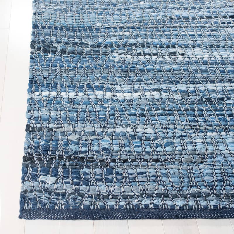 SAFAVIEH Handmade Montauk Leopold Stripe Casual Geometric Cotton Rug
