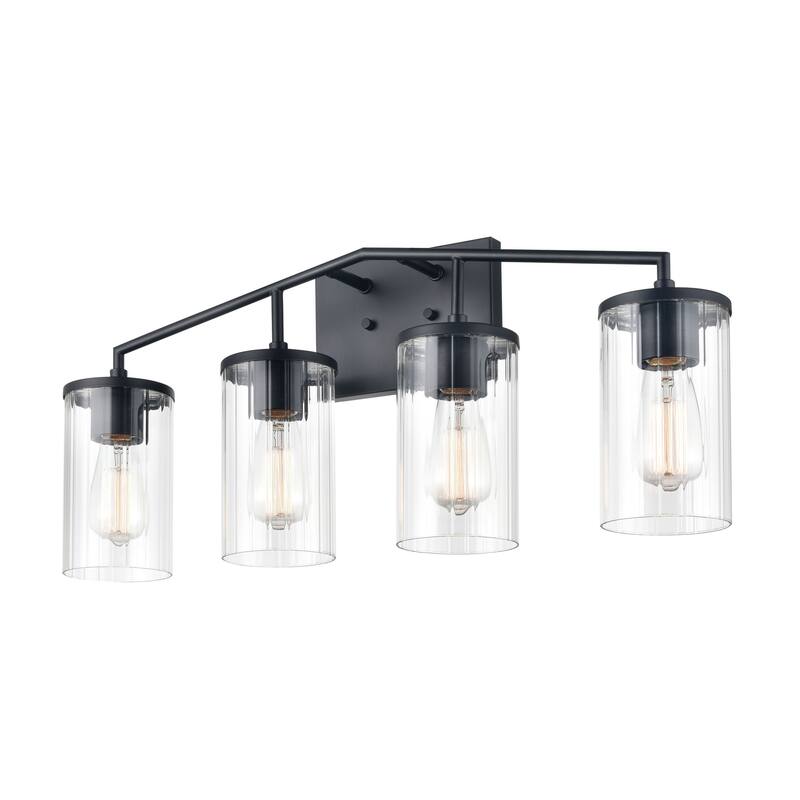 Millennium Lighting Beverlly Bathroom Vanity Light Fixture with Clear Beveled Glass Shades