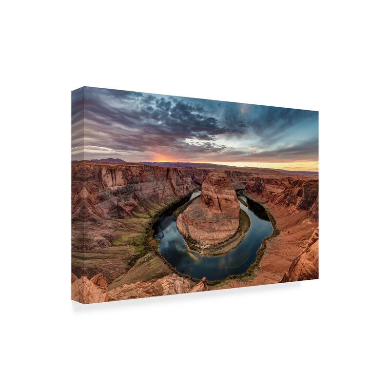 Pierre Leclerc 'Horseshoe Bend' Canvas Art