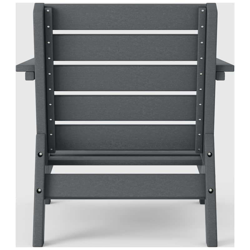 Polytrends Birchwood All Weather Poly HDPE Outdoor Patio Deep Seating Arm Chair