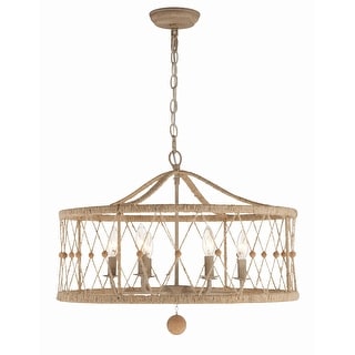 Crystorama Lighting Group BRX-B7906 Brixton 6 Light 24" Wide Wrought