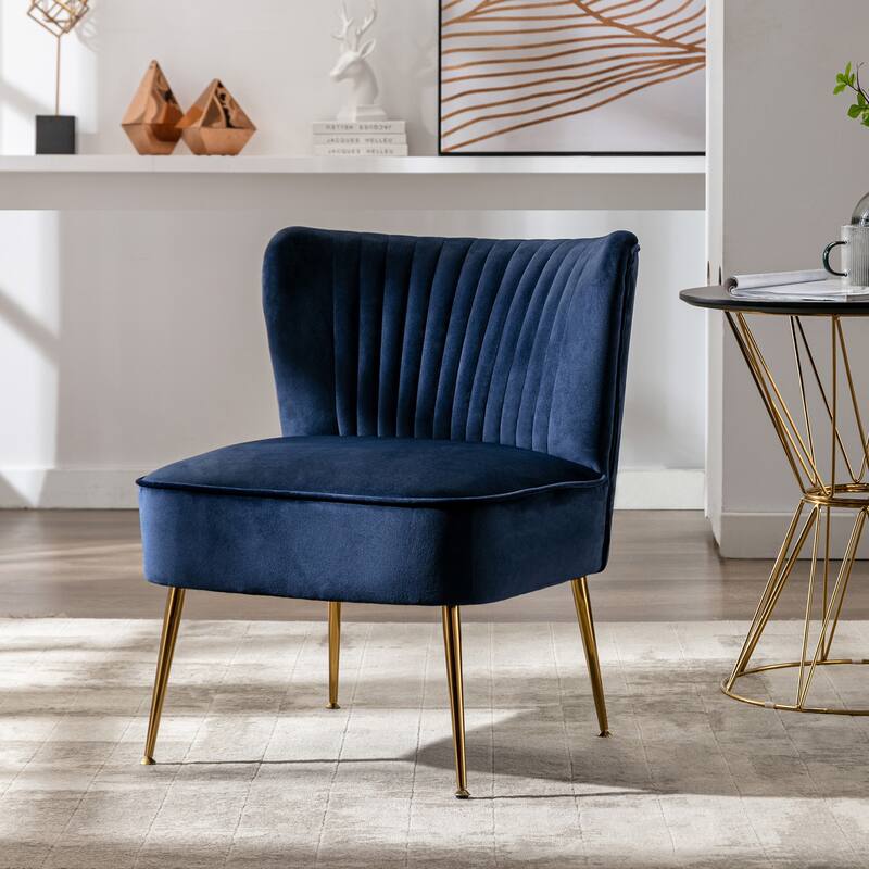 Heaven Contemporary Velvet Upholstered Accent Chair