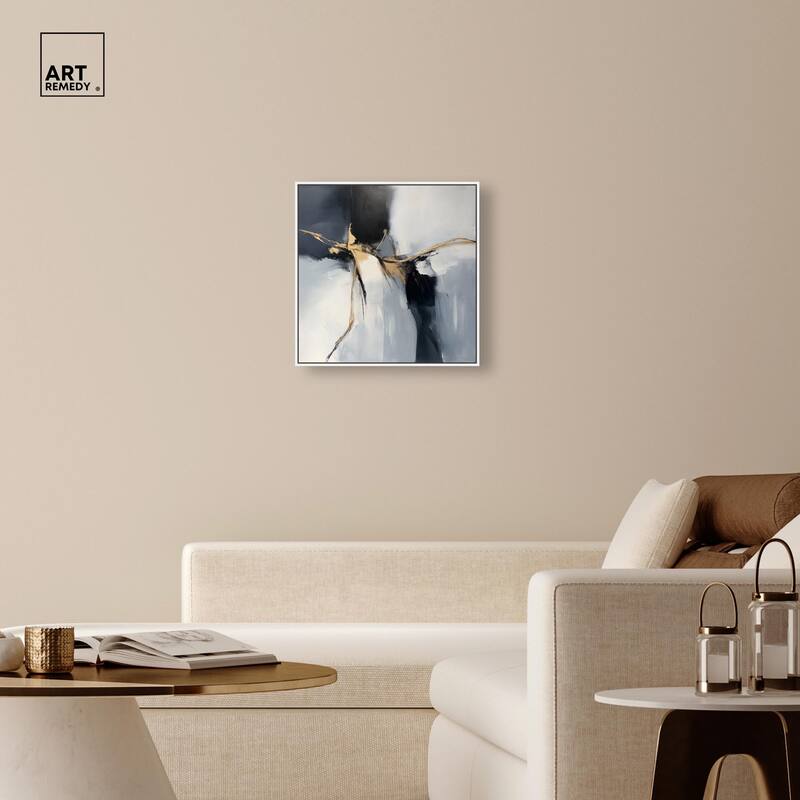 Golden Fissure II Canvas by Art Remedy