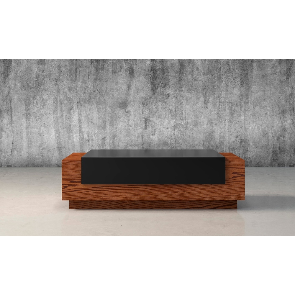 Harper blvd carbon loft magie narrow on sale coffee table bench