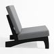 preview thumbnail 28 of 136, Outdoor Teak Wood Waterproof Armless Chair Loveseat with Cushions
