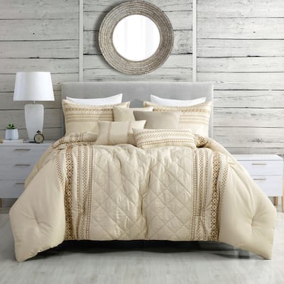 Kara Luxury 7 Piece Comforter Set