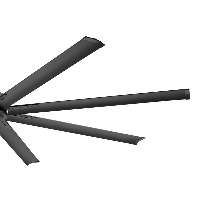 Large 72"/84"/96"/120" Black Ceiling Fan with Remote without Light-6/8 Aluminum Blades