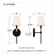 preview thumbnail 5 of 3, Bayside 1-Light Matte Black Wall Sconce