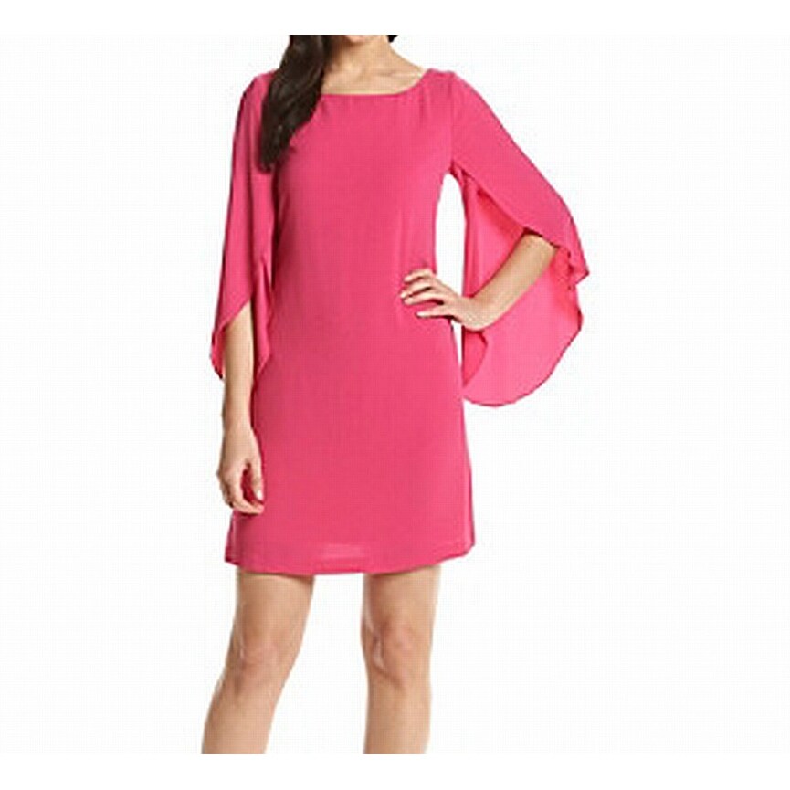 womens pink shift dress