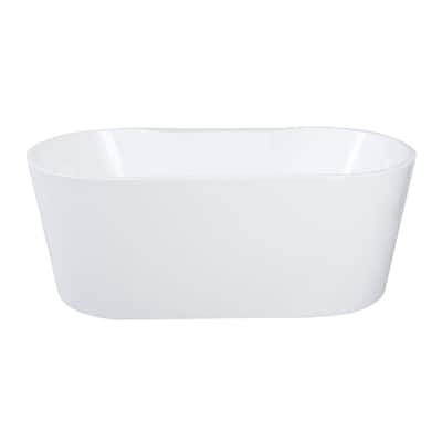 Kingston Brass VTDE512823 Aqua Eden 51" Free Standing Acrylic Soaking