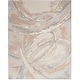 preview thumbnail 17 of 17, Nourison Brushstrokes Indoor only Abstract Area Rug 9' x 12' - Beige/Grey - Rectangle
