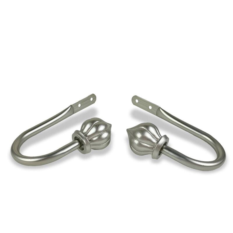 InStyleDesign Jan Curtain Holdback - Satin Nickel